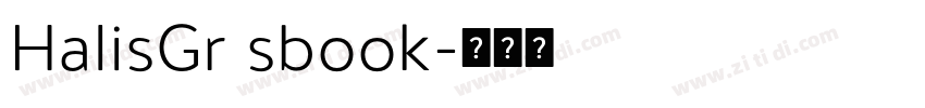 HalisGr sbook字体转换